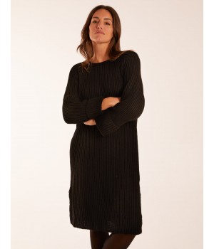 Knitted Ribbed Jumper Dress