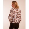 Geometric Swirl Batwing Jumper Geometric Swirl Batwing Jumper