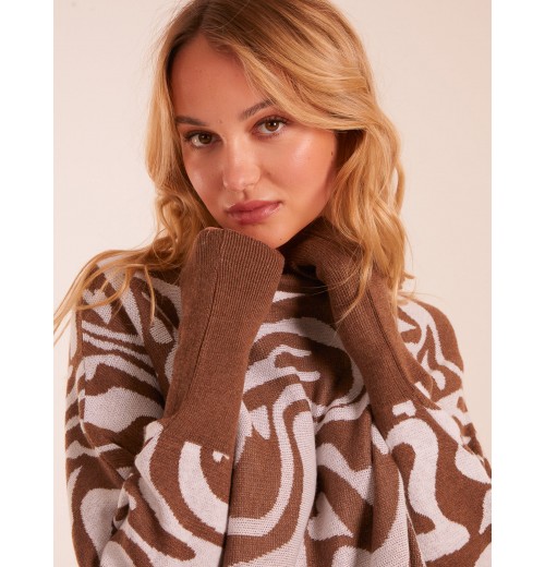 Geometric Swirl Batwing Jumper Geometric Swirl Batwing Jumper